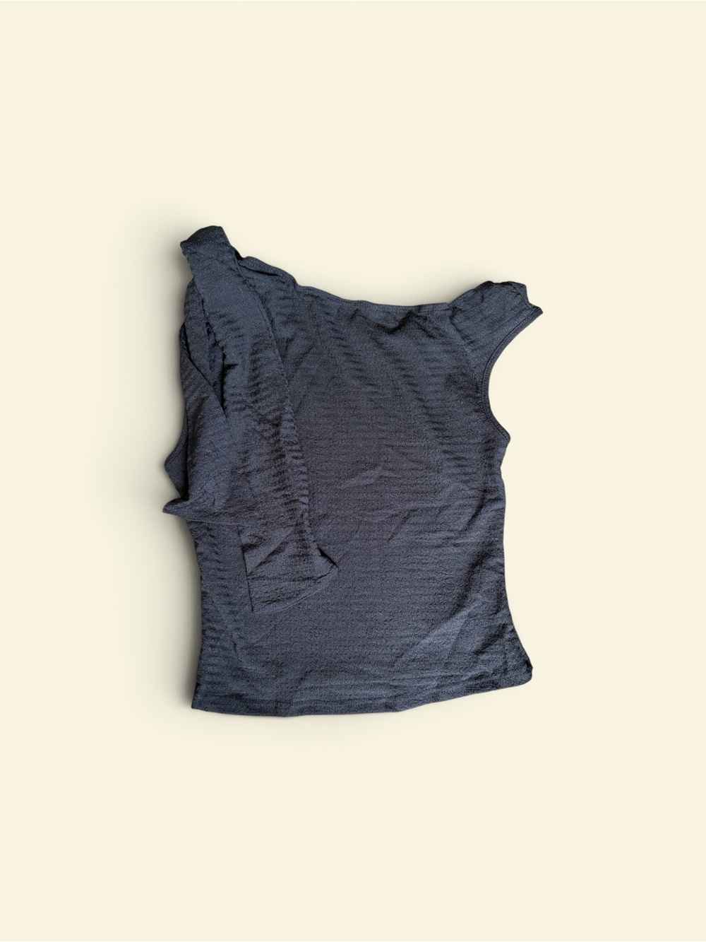 Black off shoulder tie Top